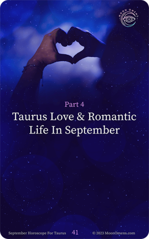 Taurus Horoscope September Monthly Taurus Moon Omens