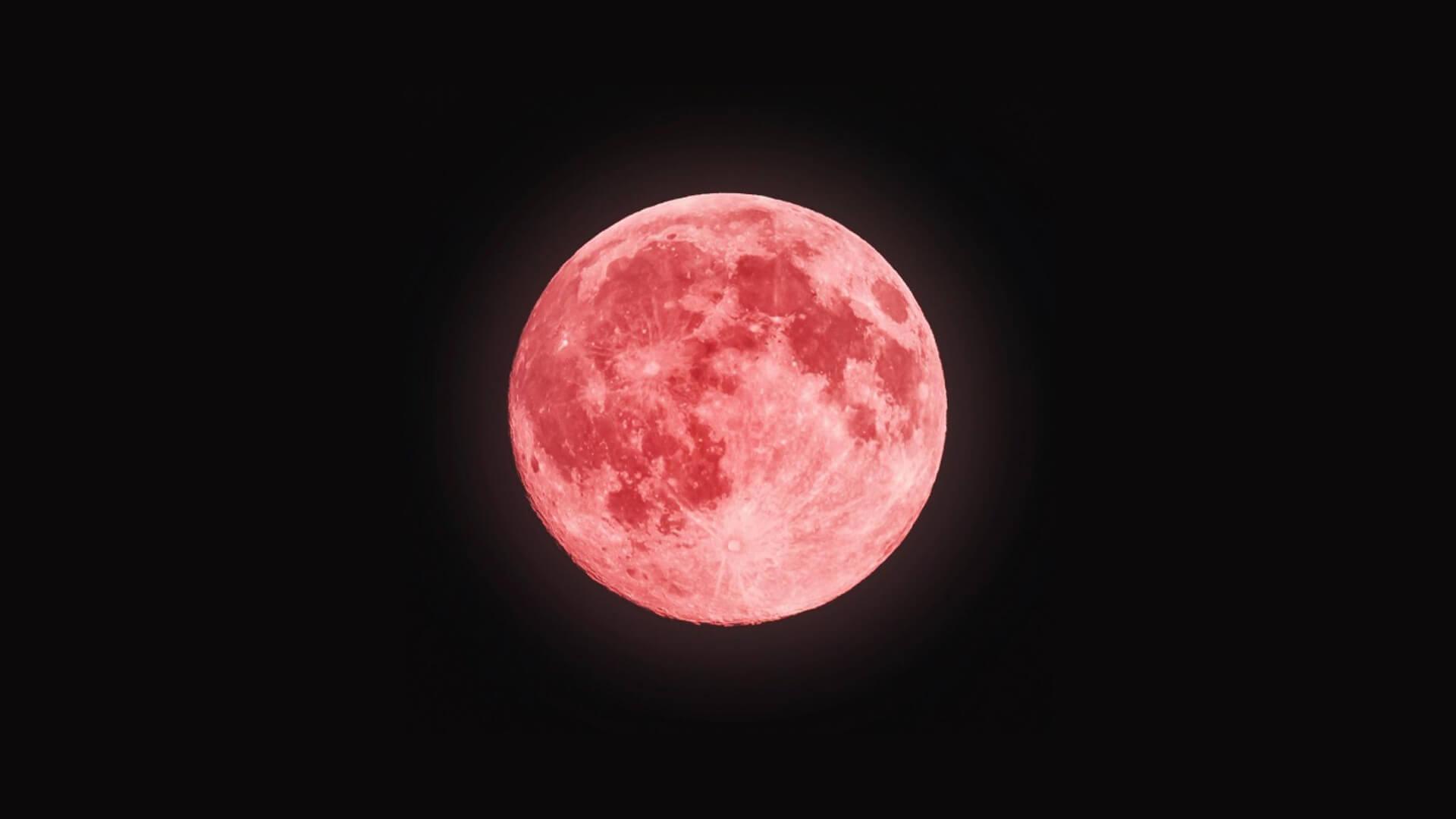 Pink Super Full Moon in Libra April 7, 2020