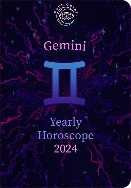 Gemini Yearly 2024 Horoscope - Moon Omens